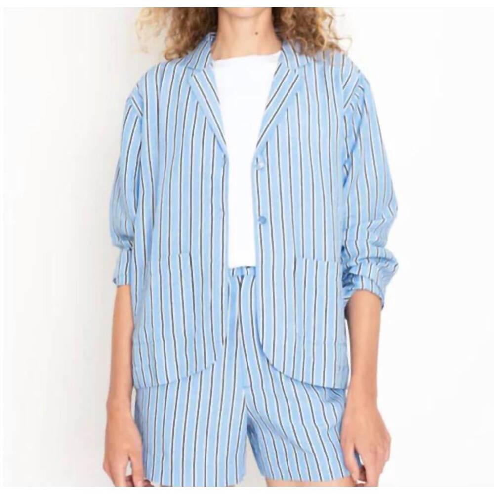 NEW KULE the drake blazer in royal blue